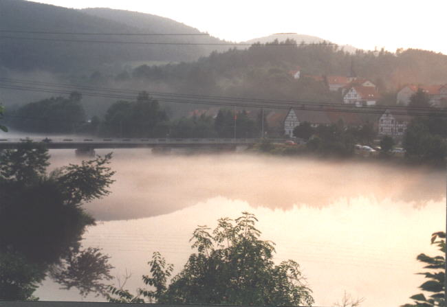 Hemfurth im Nebel