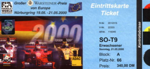 F1 N&uuml;rburgring &acute;00